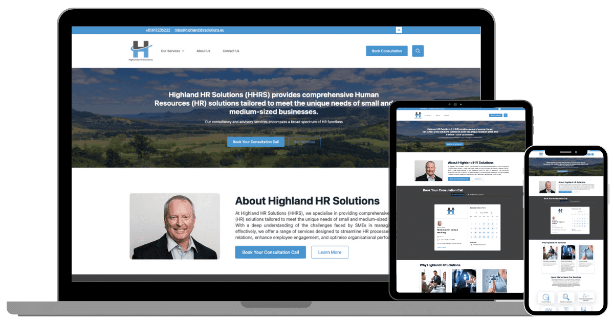 Highland HR Solutions (HHRS) is dedicated to providing comprehensive Human Resources solutions specifically designed for small and medium-sized enterprises (SMEs). With a focus on understanding the unique challenges faced by SMEs, HHRS offers tailored services to streamline HR processes, mitigate risks in employee relations, enhance employee engagement, and optimise organisational performance.