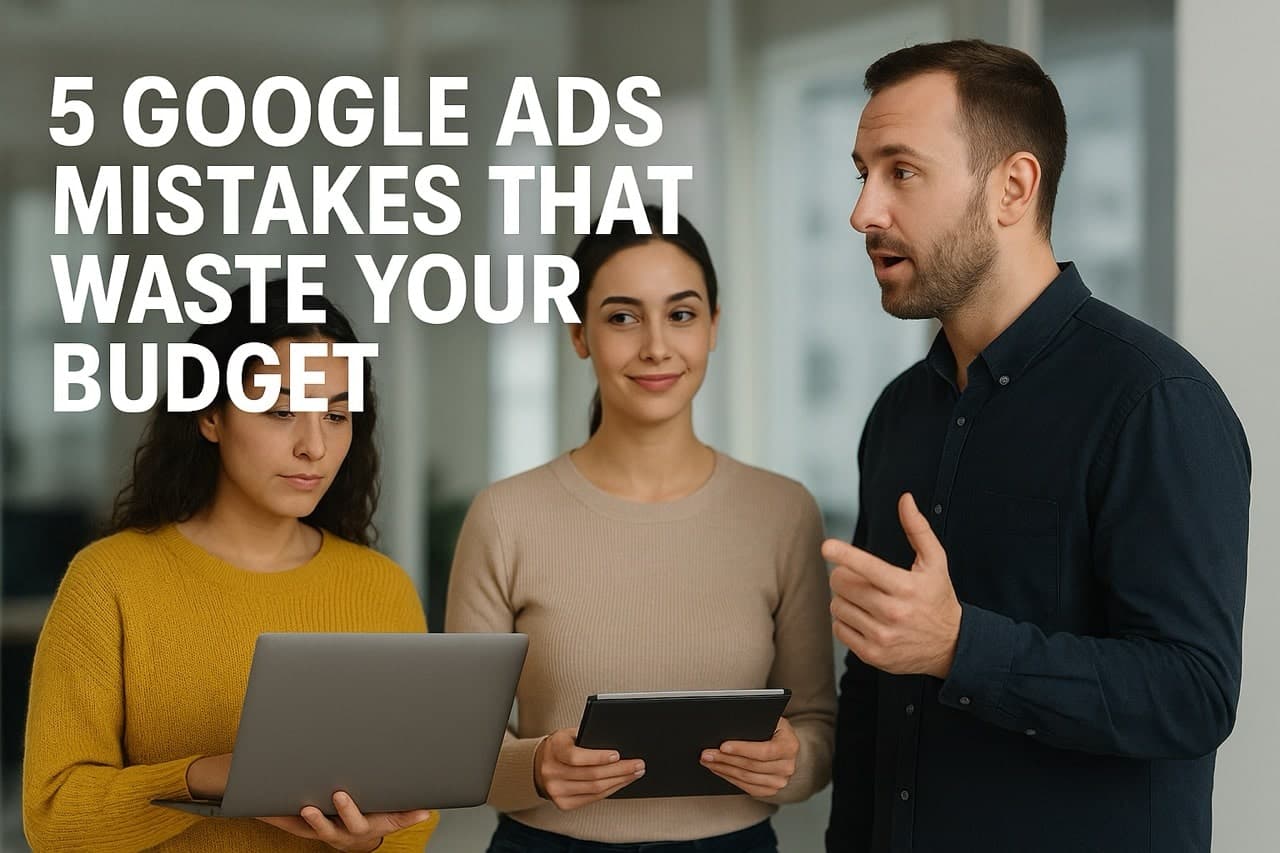 5 Google Ads Mistakes That Waste Your Budget
